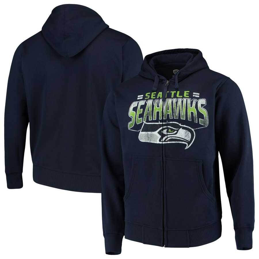 Men's Seattle Seahawks G III Sports by Carl Banks Perfect Season Full Zip Hoodie College Navy,We sell and wholesale Men's Seattle Seahawks G III Sports by Carl Banks Perfect Season Full Zip Hoodie College Navy on line form chian!
